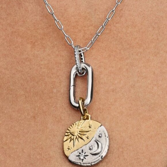 Pandora Sun and Moon Medallion Charm - Picture 4 of 5
